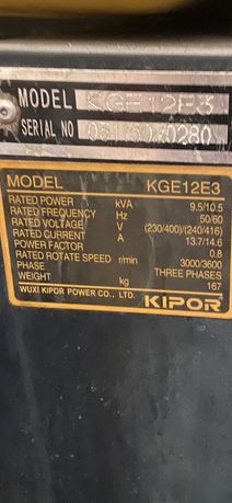 Бензиновo- газовий генератор Kipor