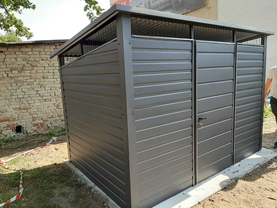 3X2 Wiata śmietnikowa z całej blachy PROMOCJA!!!