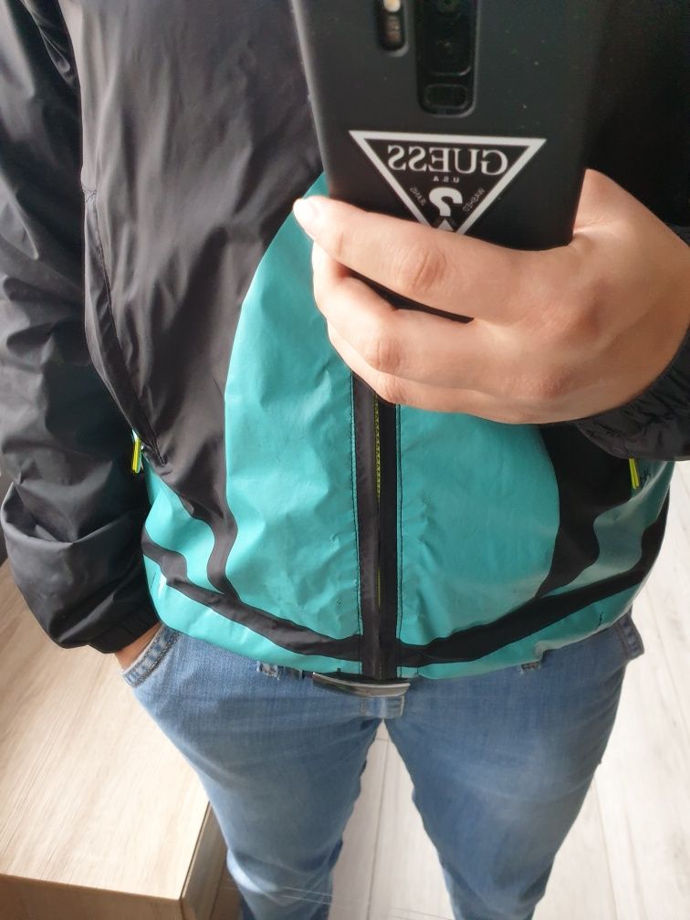 Kurtka wiatrówka Adidas z kapturem M/L