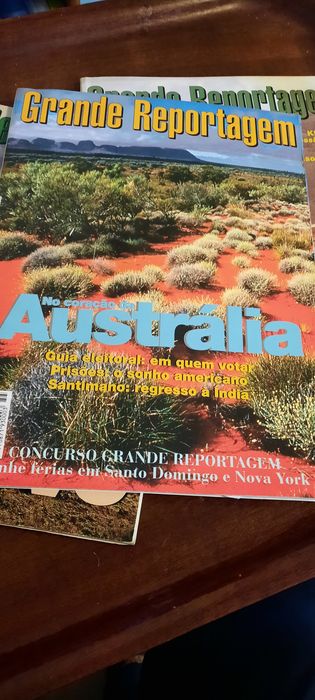 Lote de 5 revistas Grande Reportagem dos anos 90
