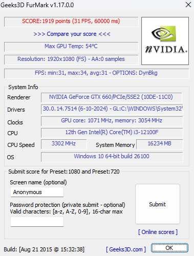 ASUS GeForce GTX660 2GB 192bit DirectCu II OC