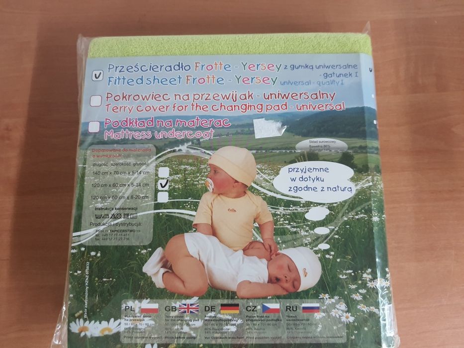 Prześcieradło dla dziecka 120x60