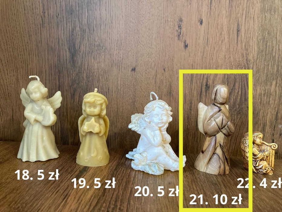 Aniołki, różne wielkości i materiały