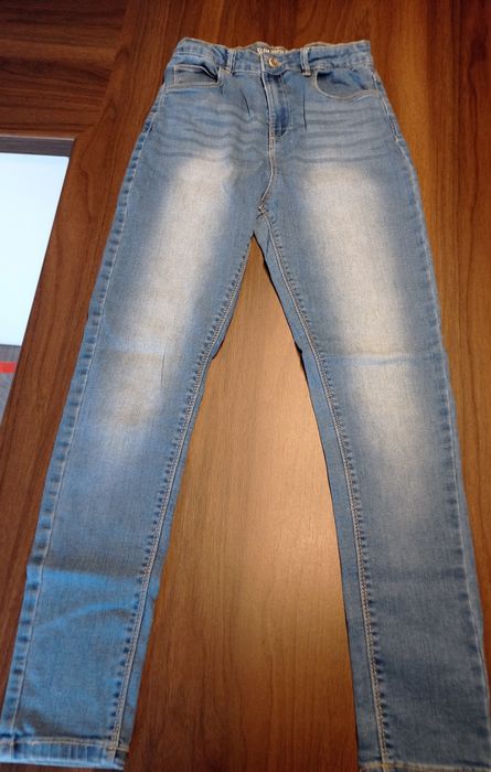 Spodnie jeansowe jeansy dla dziewczynki r. 152