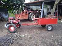 Motoenxada 7cv com reboque