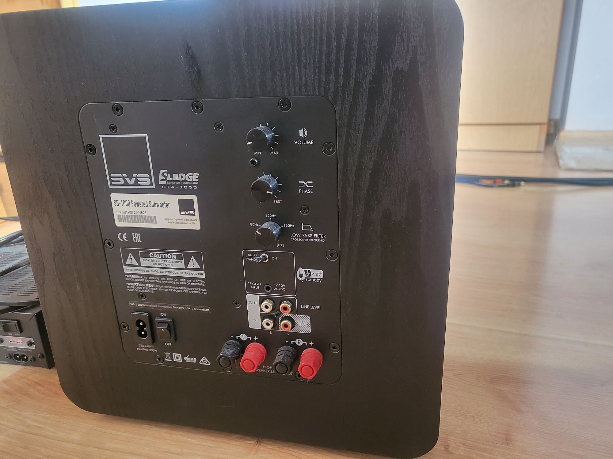 Zestaw audio acoustic energy ae300 + subwoofer sb-1000 + wzmacniacz