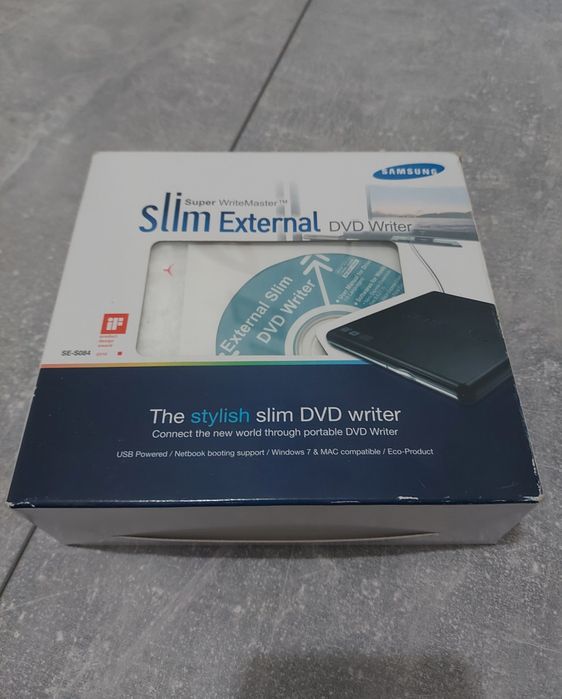 DVD-привод Samsung Super Writemaster Se-s084 Тонкий внешний DVD-привод