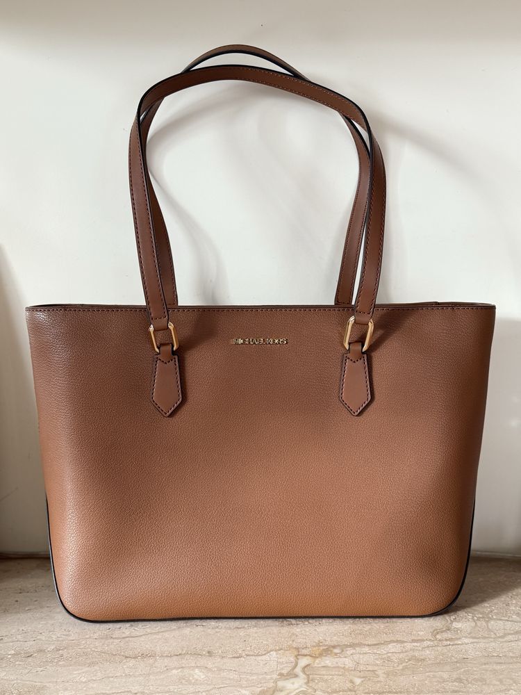Torba shopper Michael Kors brązowa