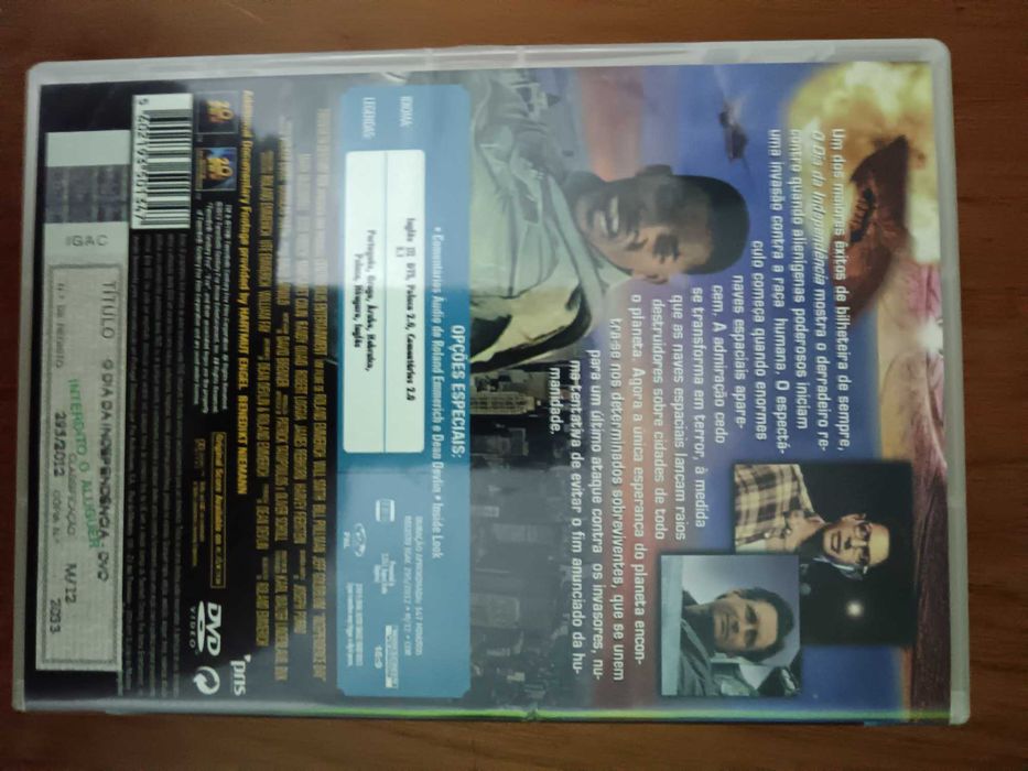 filme dvd original - o dia da independência