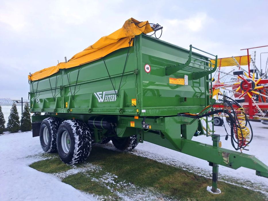 Przyczepa Tandem Skorupowa Western 14 t w idealnym stanie nie 12t 16t