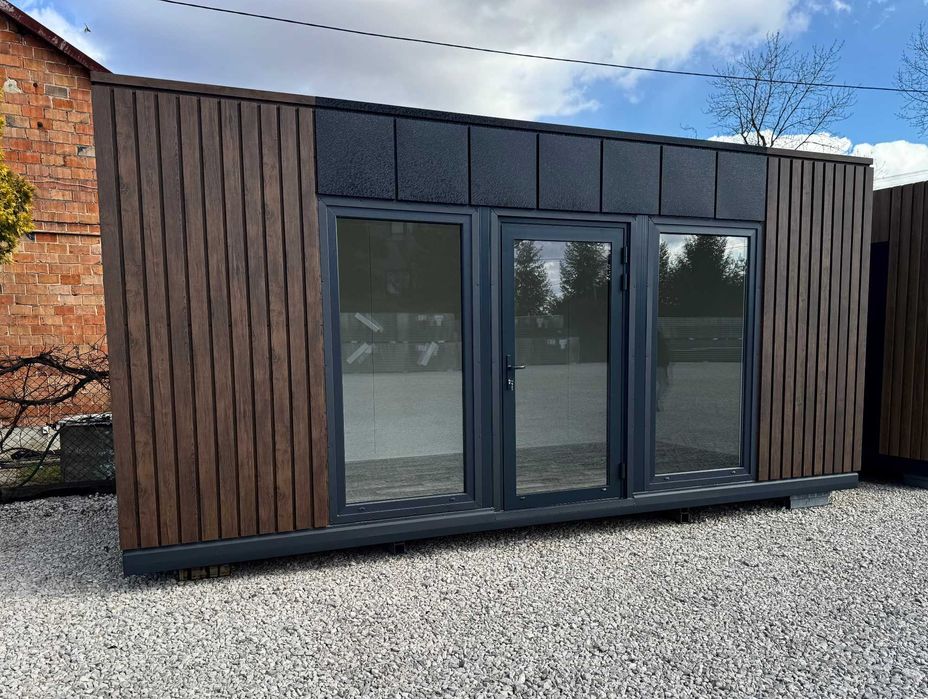 PRODUCENT pawilon z płyty warstwowej Schowek garaż magazyn Biuro Bar