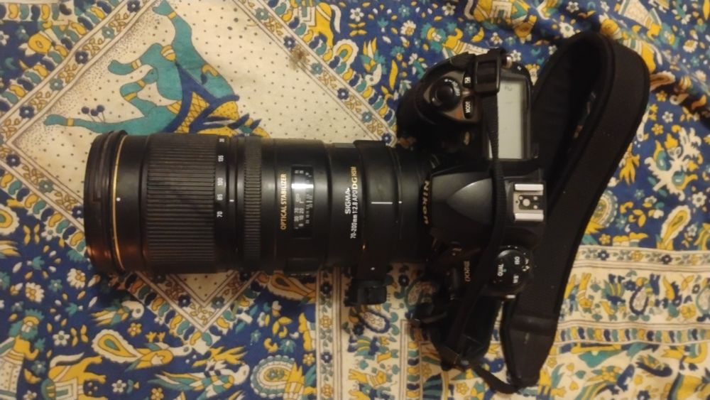 Sigma 70‑200 mm f/2.8 EX APO DG HSM + Nikon d200