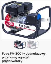 Agregat prądotwórczy FOGO FM 3001