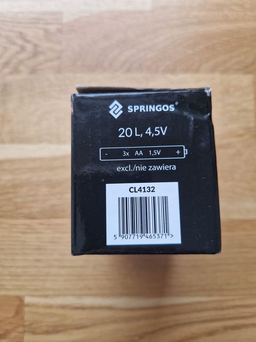 Klamerki światełka led 4x 2,85 m