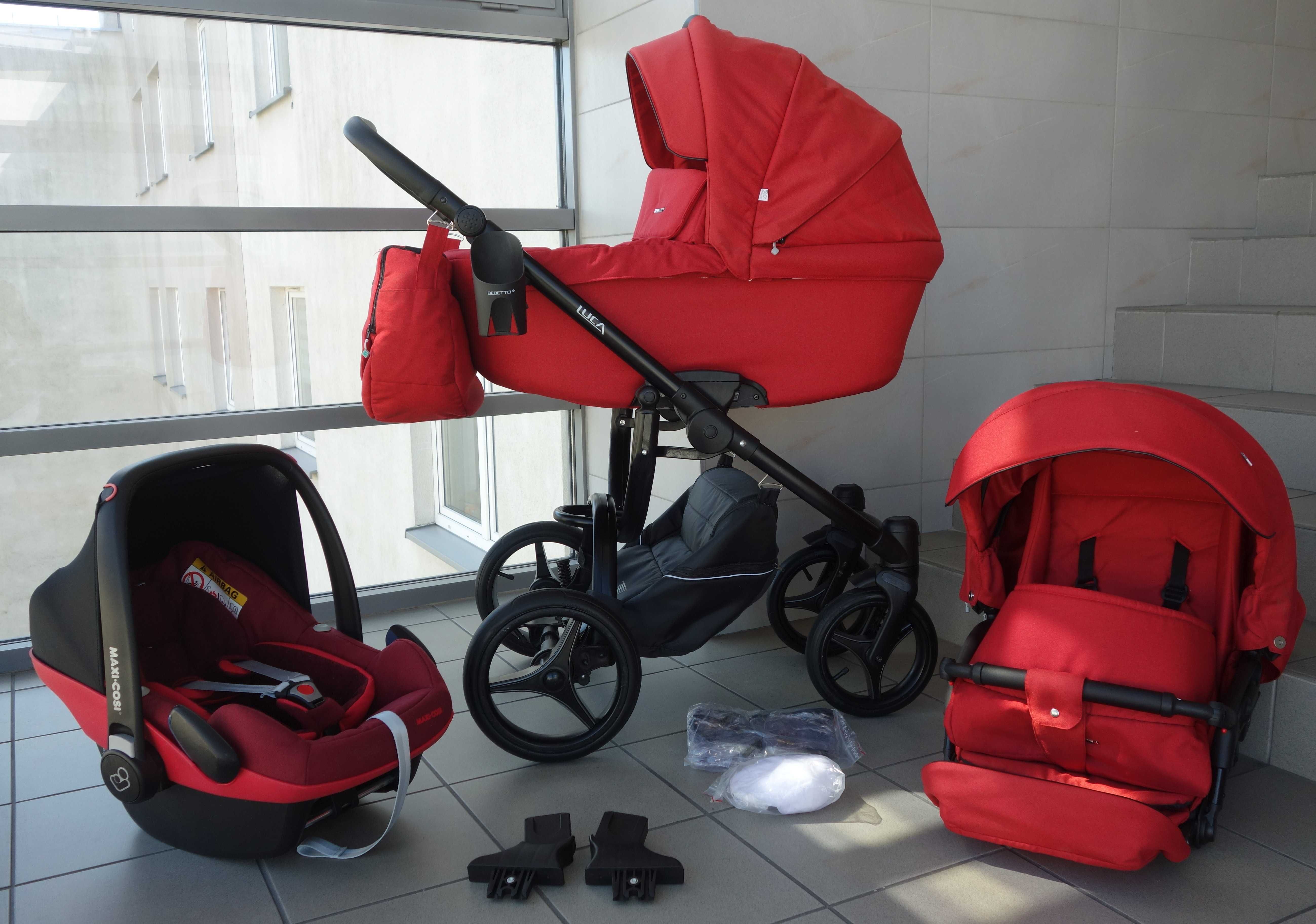 3w1 Bebetto Luca z fotelikiem Maxi Cosi