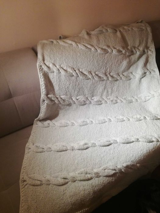 ciepły wełniany koc