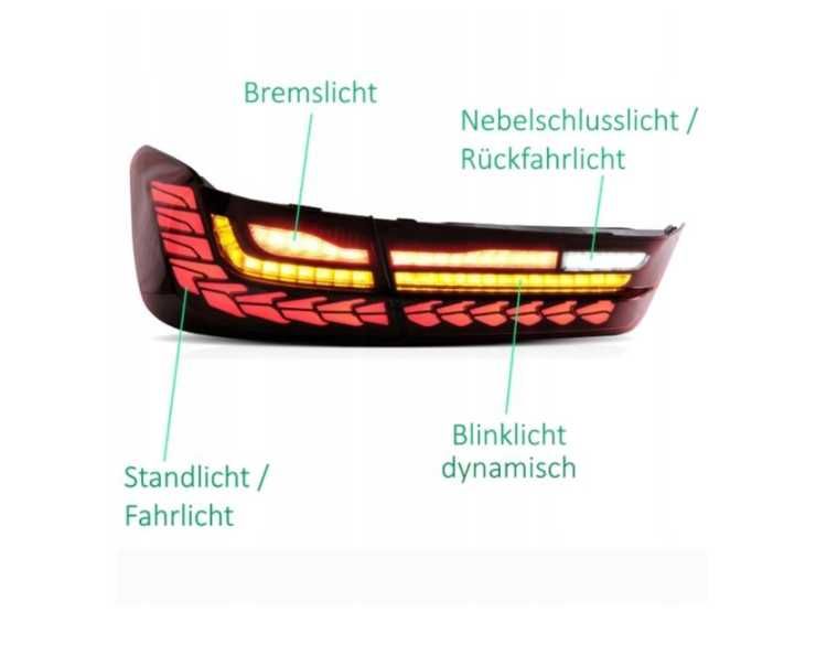 Lampy Tylne Oled BMW G20 GTS CS RED