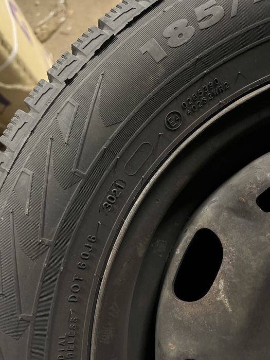 Шини Nokian Nordman RS2 185/70 R14 2021 рік на Фольксваген Поло, Шкода