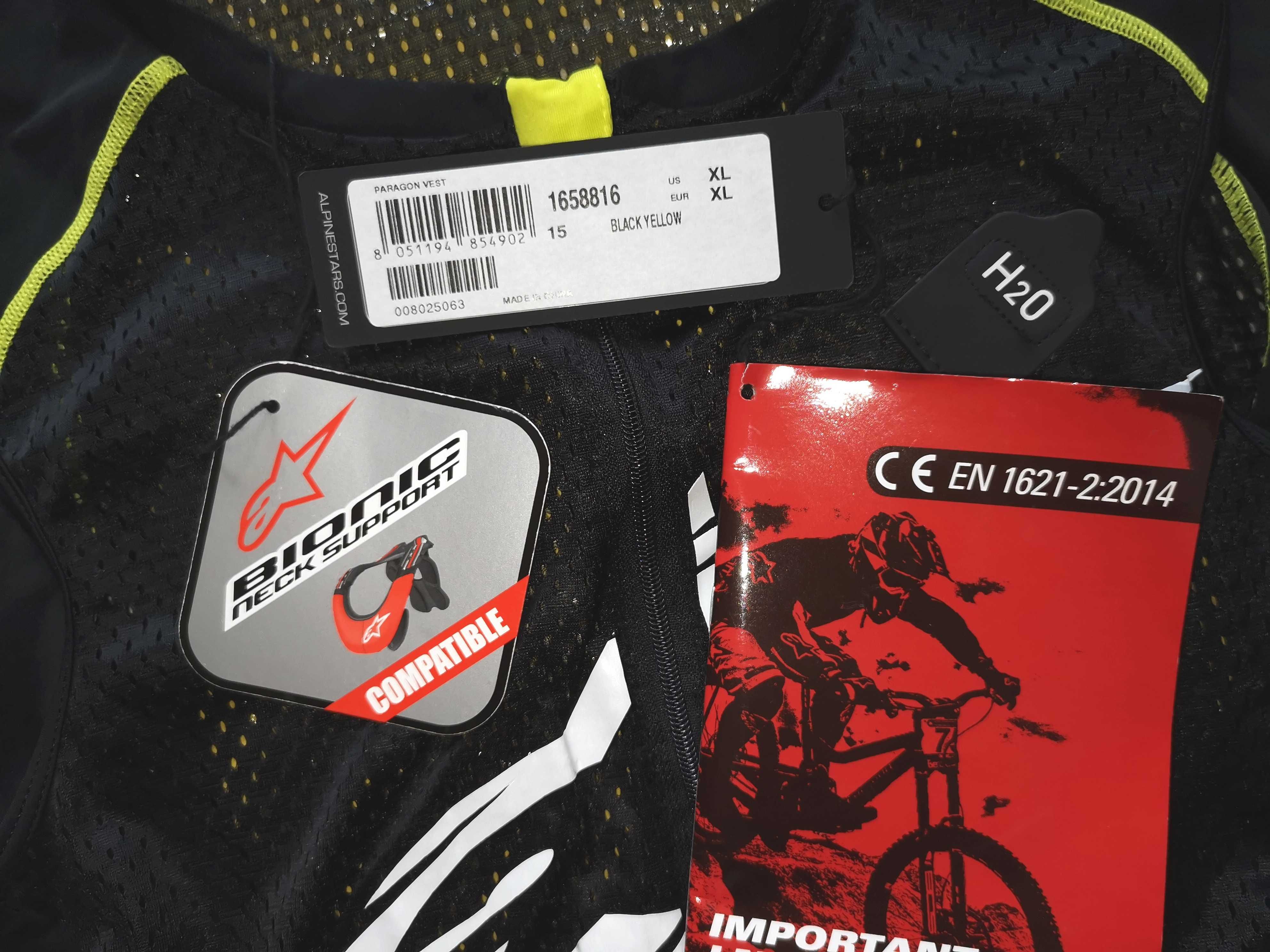 ALPINESTARS Paragon kamizelka ochronna zbroja  ochraniacz XL NOWA