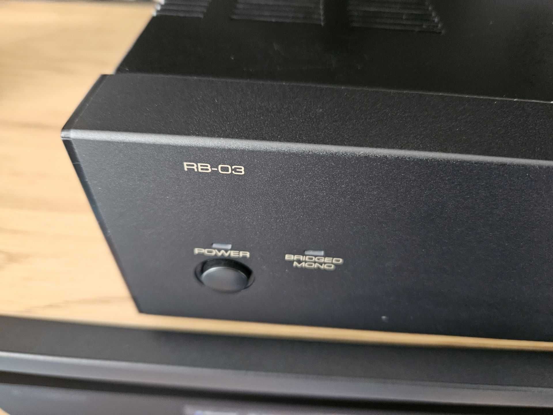 Końcówka mocy stereo ROTEL RB-03 Super cena czarny black