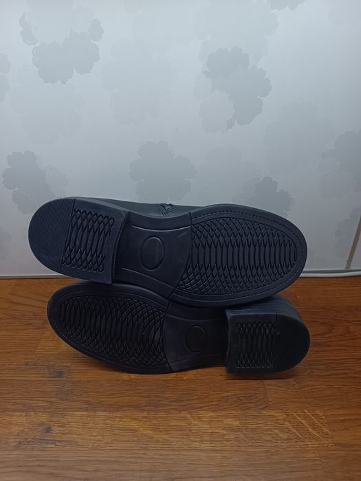 Nowe Buty Alfa Skórzane Trzewiki Solidne Męskie r. 44