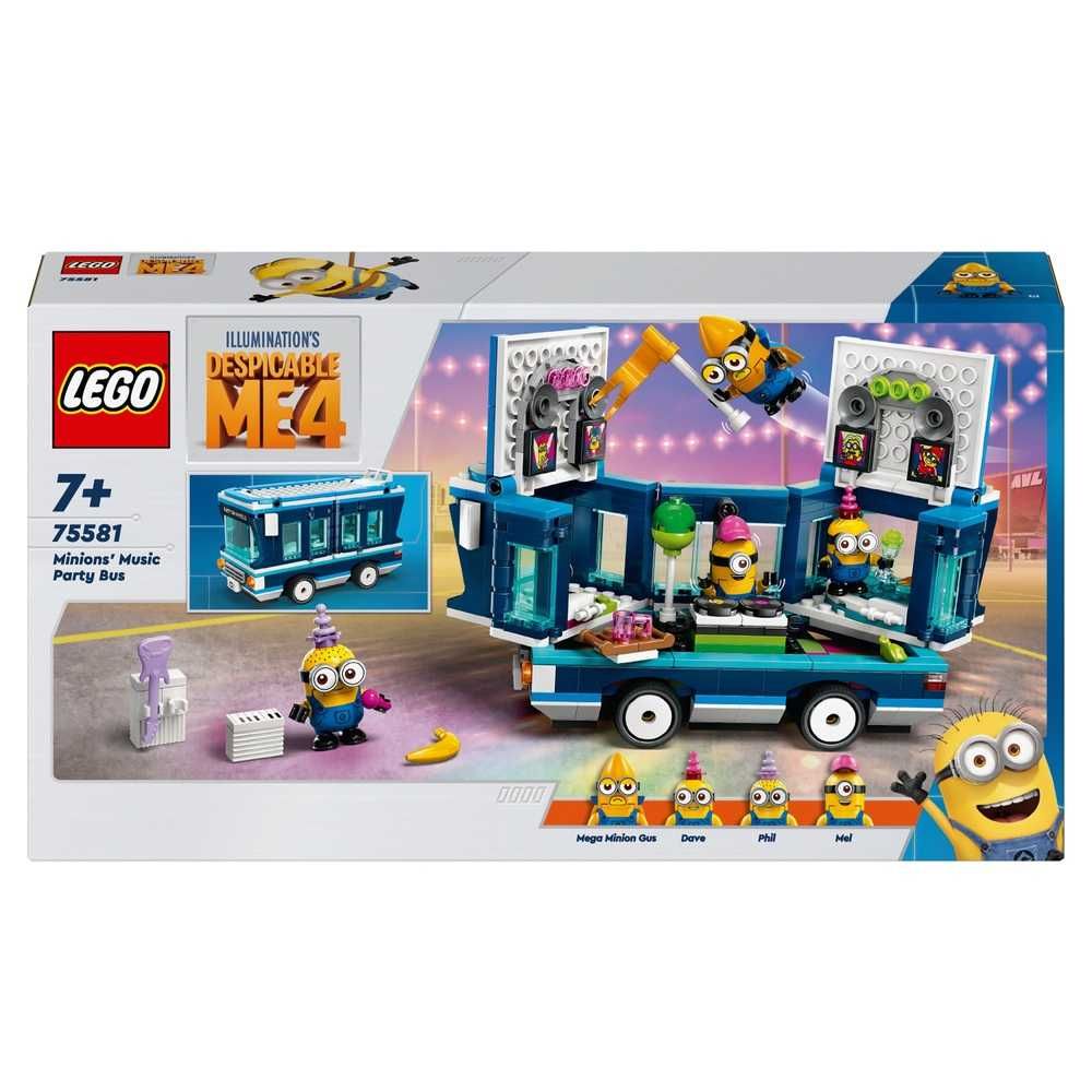 Конструктор LEGO Minions 75581 Миньоны и автобус для вечеринок