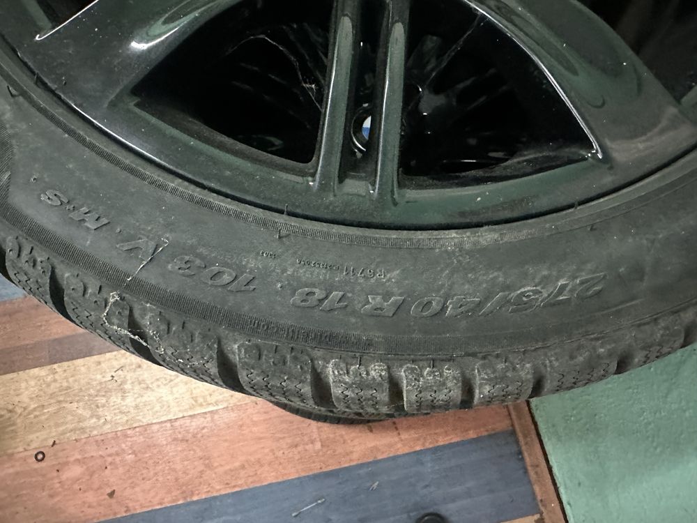 5x120 BMW E60 E63 Oryginalne Felgi z oponami zimowymi