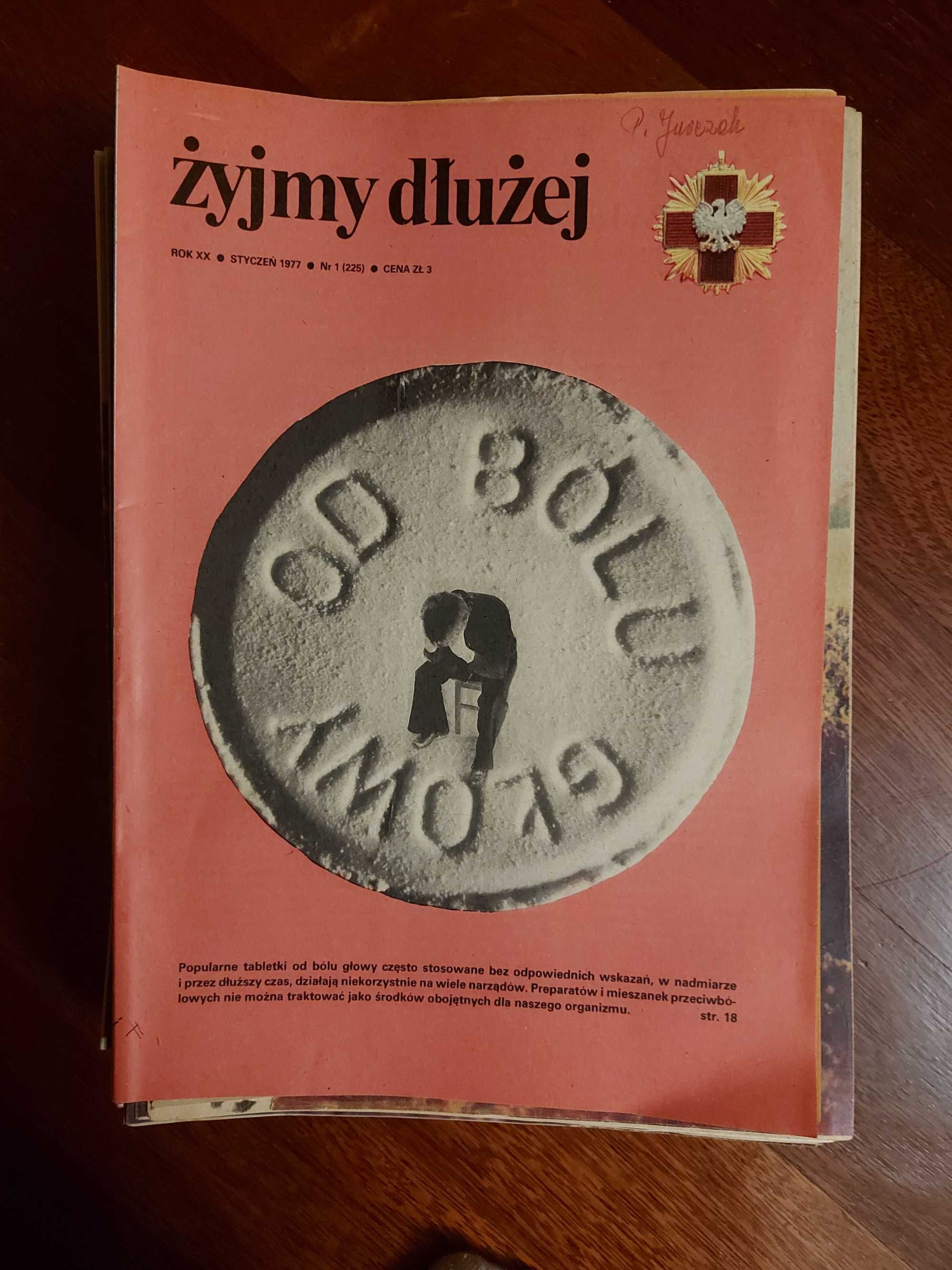 Czasopismo "żyjmy dłużej" 1977