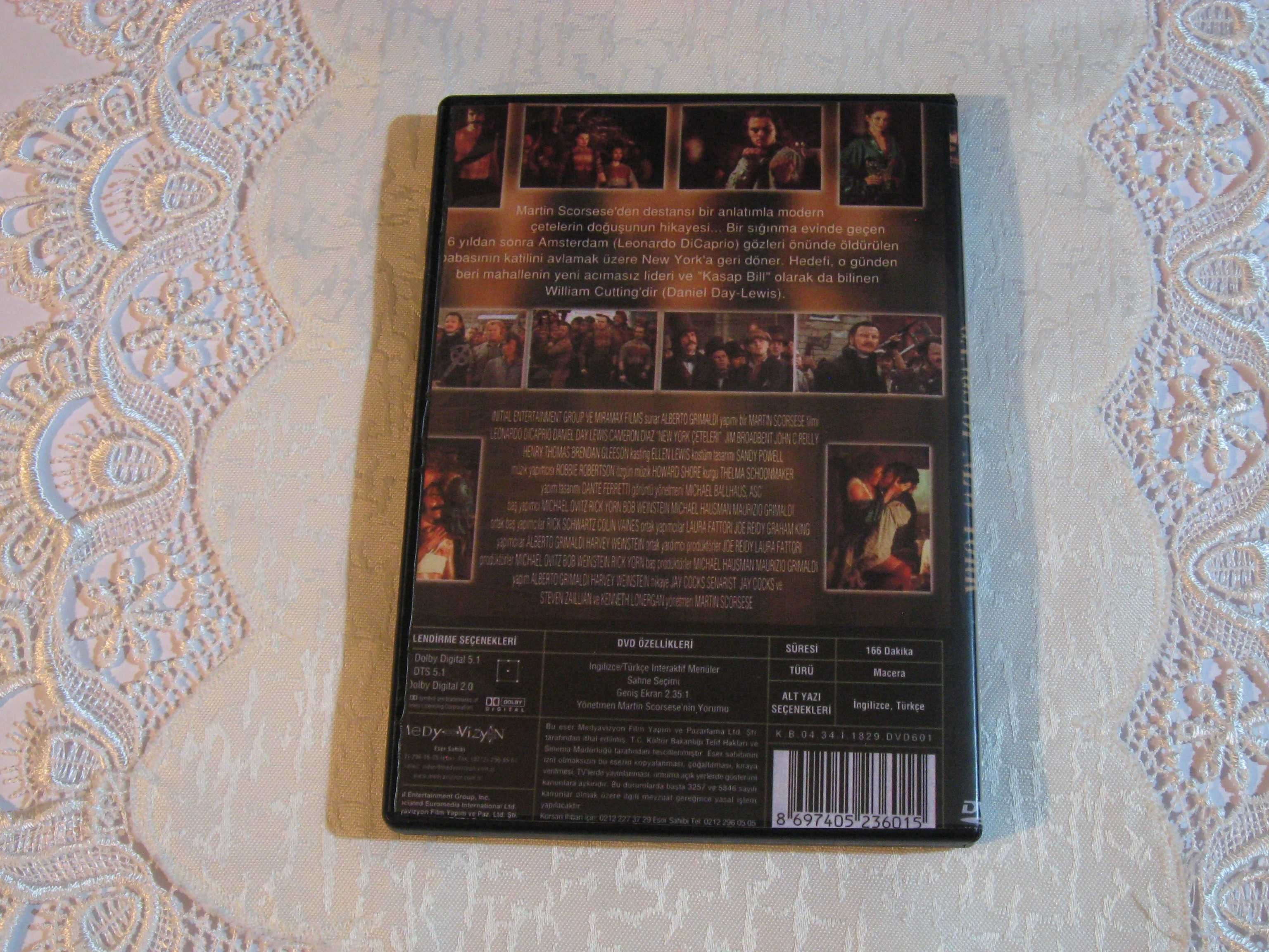 Film DVD Gangi Nowego Jorku 2002 reżyseria Martin Scorsese