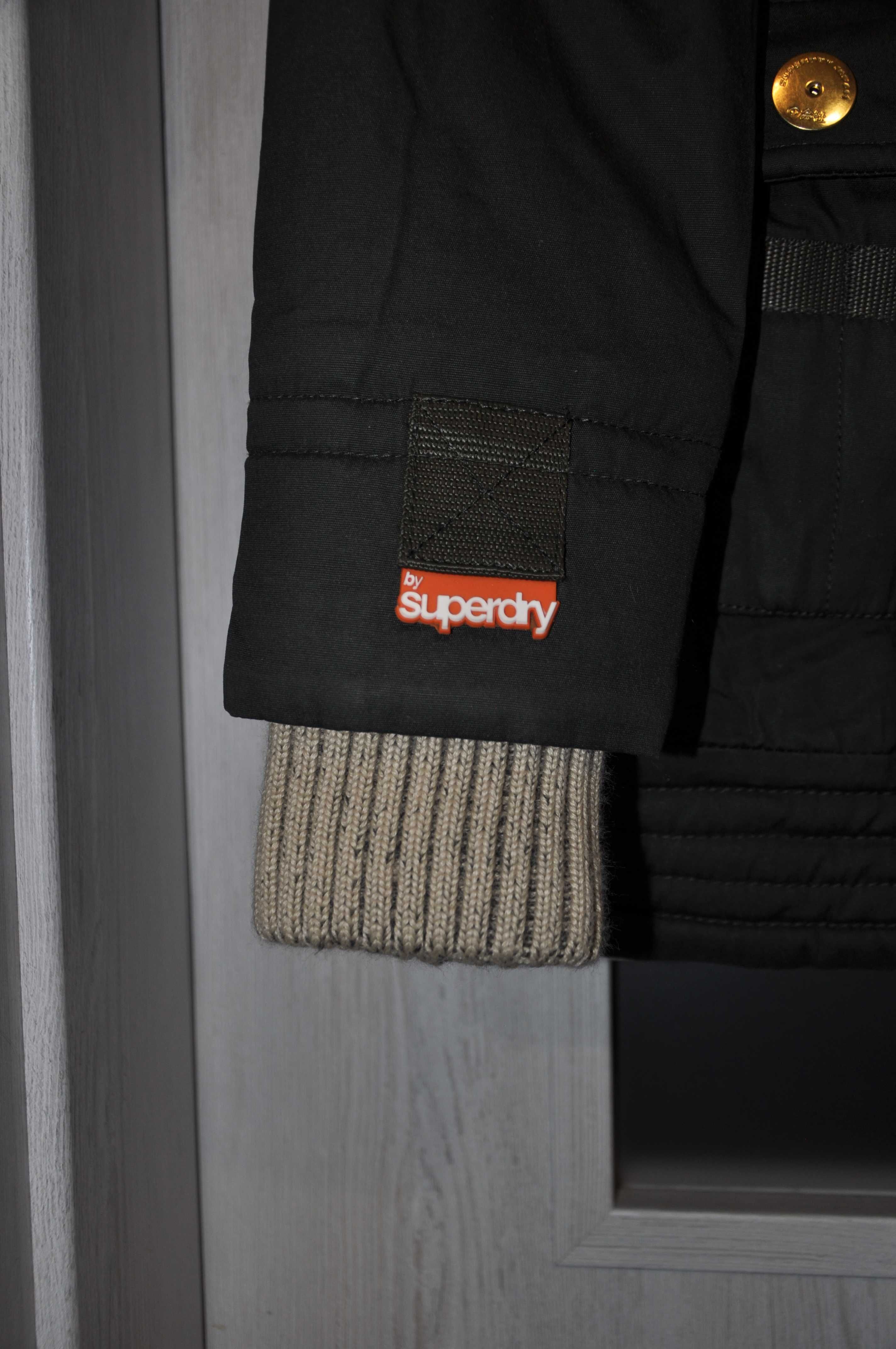 Kurtka damska zielona parka Superdry r. S