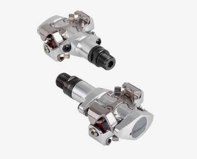 Pedały zatrzaskowe Shimano PD-M505 SPD srebrne