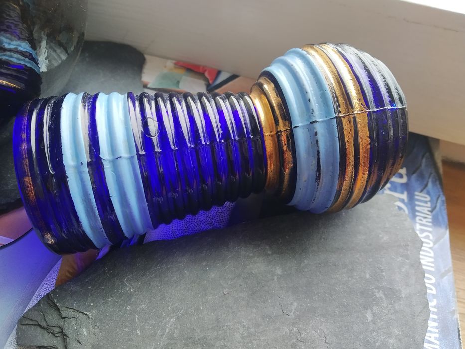 zestaw wazon wazonik Prądniczanka Pierścienie