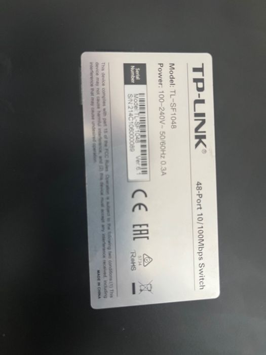 Switch tp-link TL-SF1048 48port