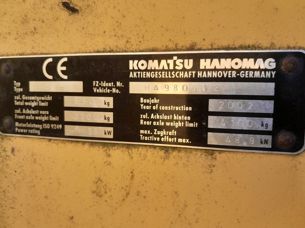 Ładowarka komatsu WA95