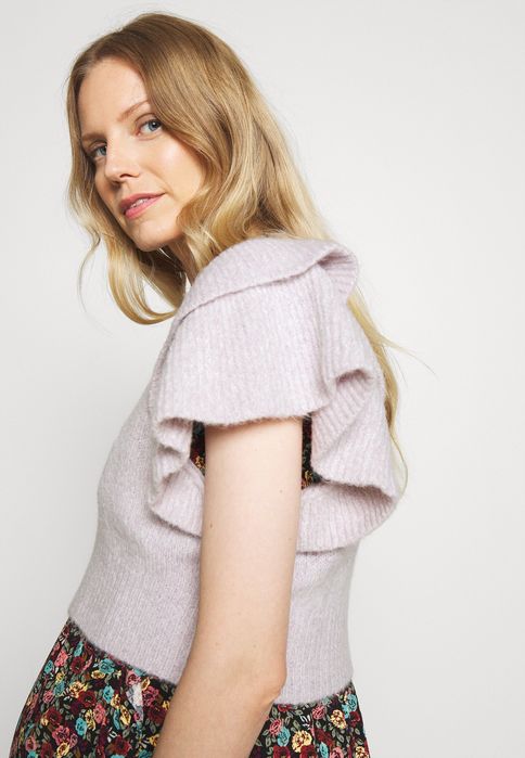 Sweter ciążowy z krótkim rękawem Pieces XL