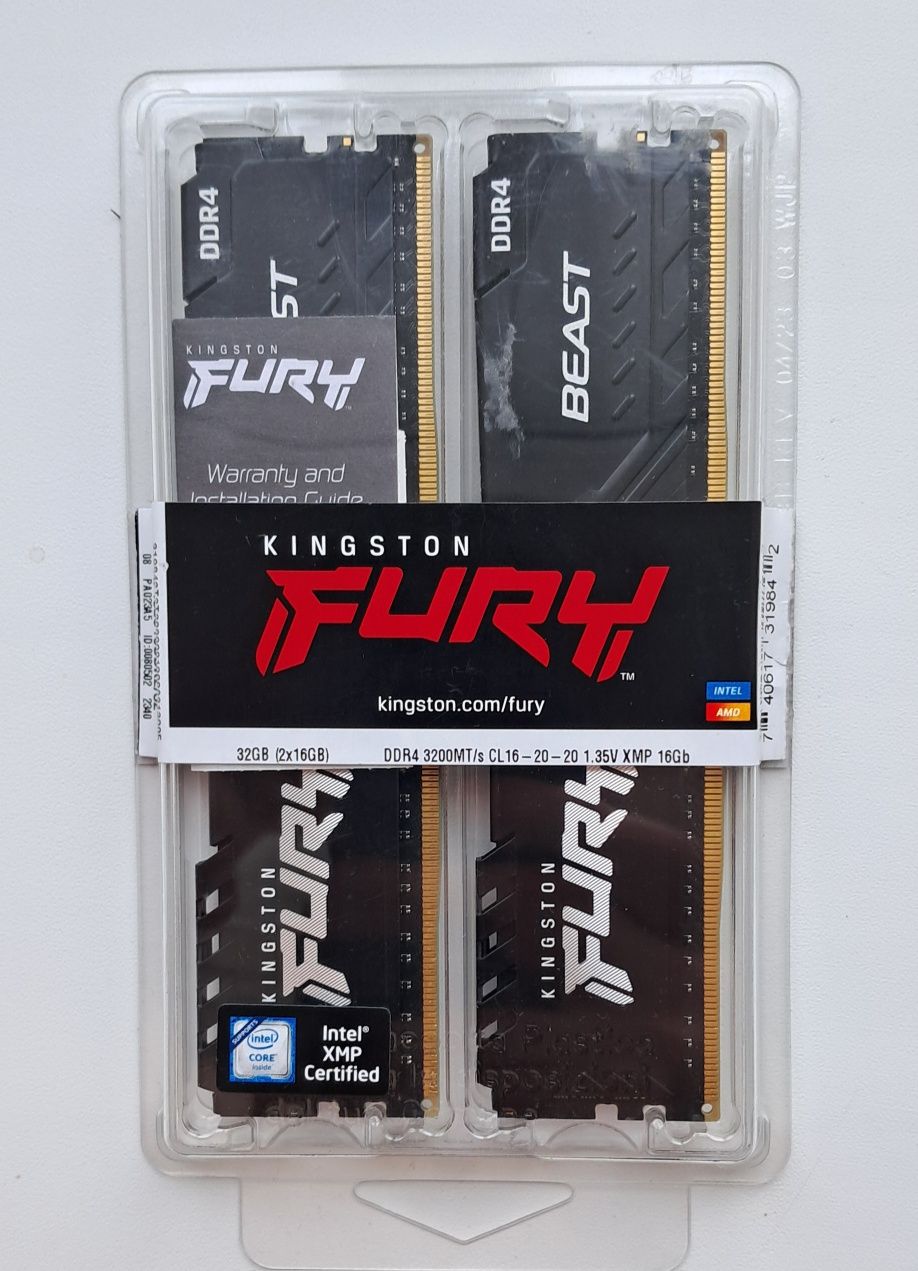 DDR 4 Kingston Fury (2*8Gb)