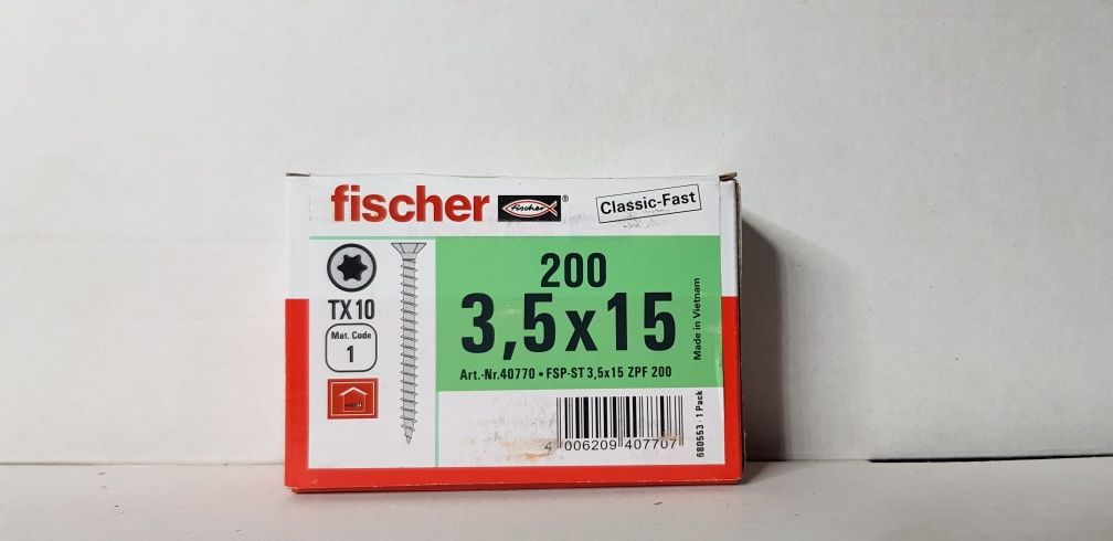 Продам саморізи Німецької фірми fischer.