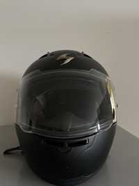 Шлем Scorpion Exo 500 Black M шолом мотошлем чорний