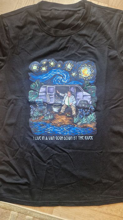 Koszulka unisex, z samochodem t-shirt a'la Van Gogh