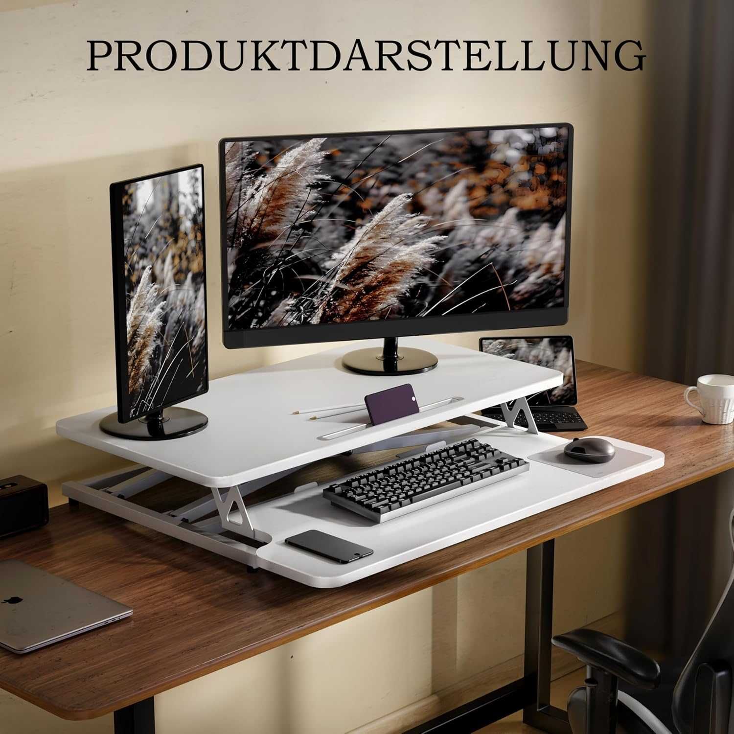 Ergonomiczna podstawka na biurko pod komputer/monitor