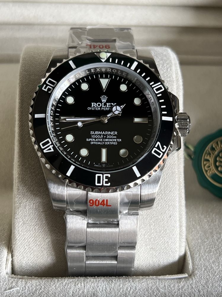 Rolex Submariner No Date Clássico Silver/Black