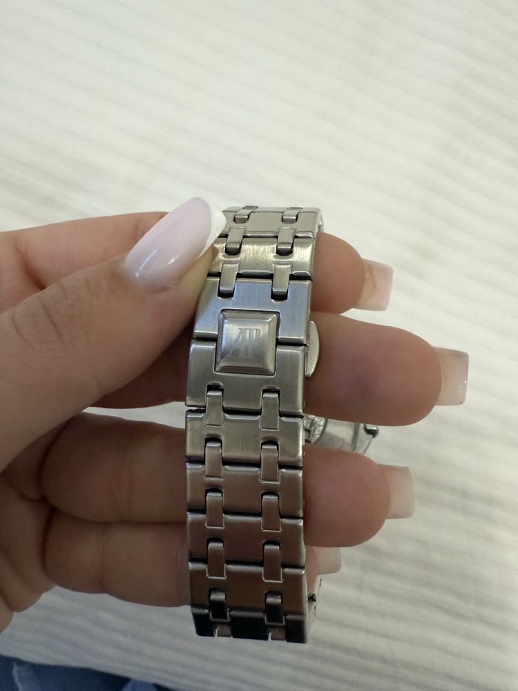 Zegarek srebrny niebieski AP Audemars Piguet