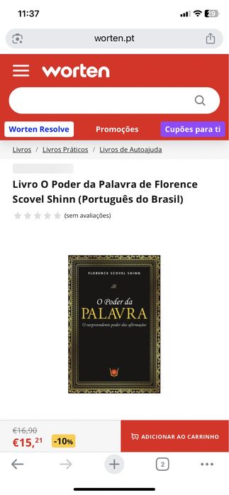 VENDO LIVRO NOVO O PODER DA PALAVRA