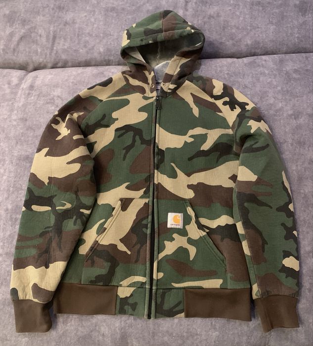 Carhartt camo zip hoodie зип худи sk8 y2k