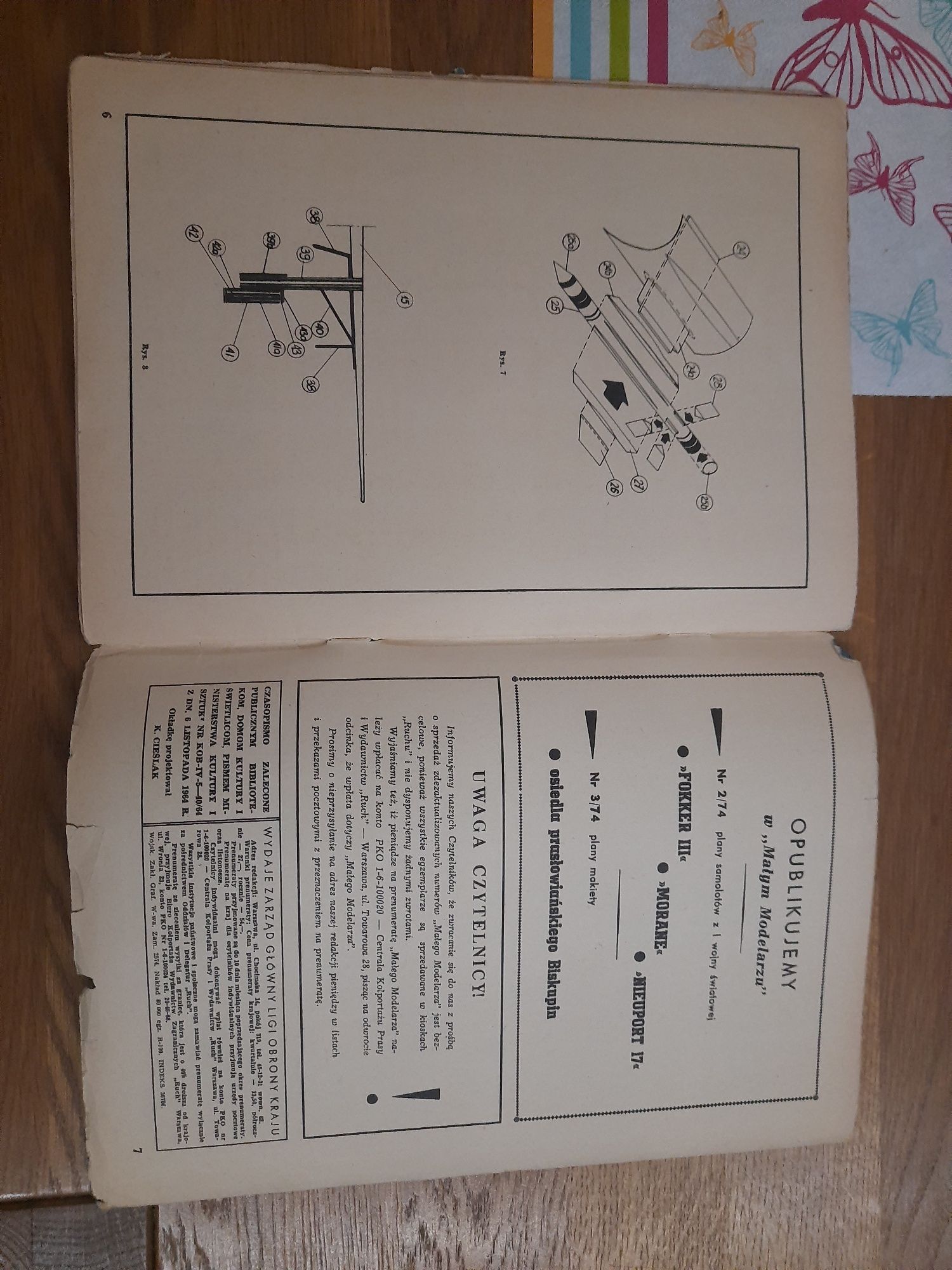 Mały Modelarz 1 1974 Samolot Mysliwski