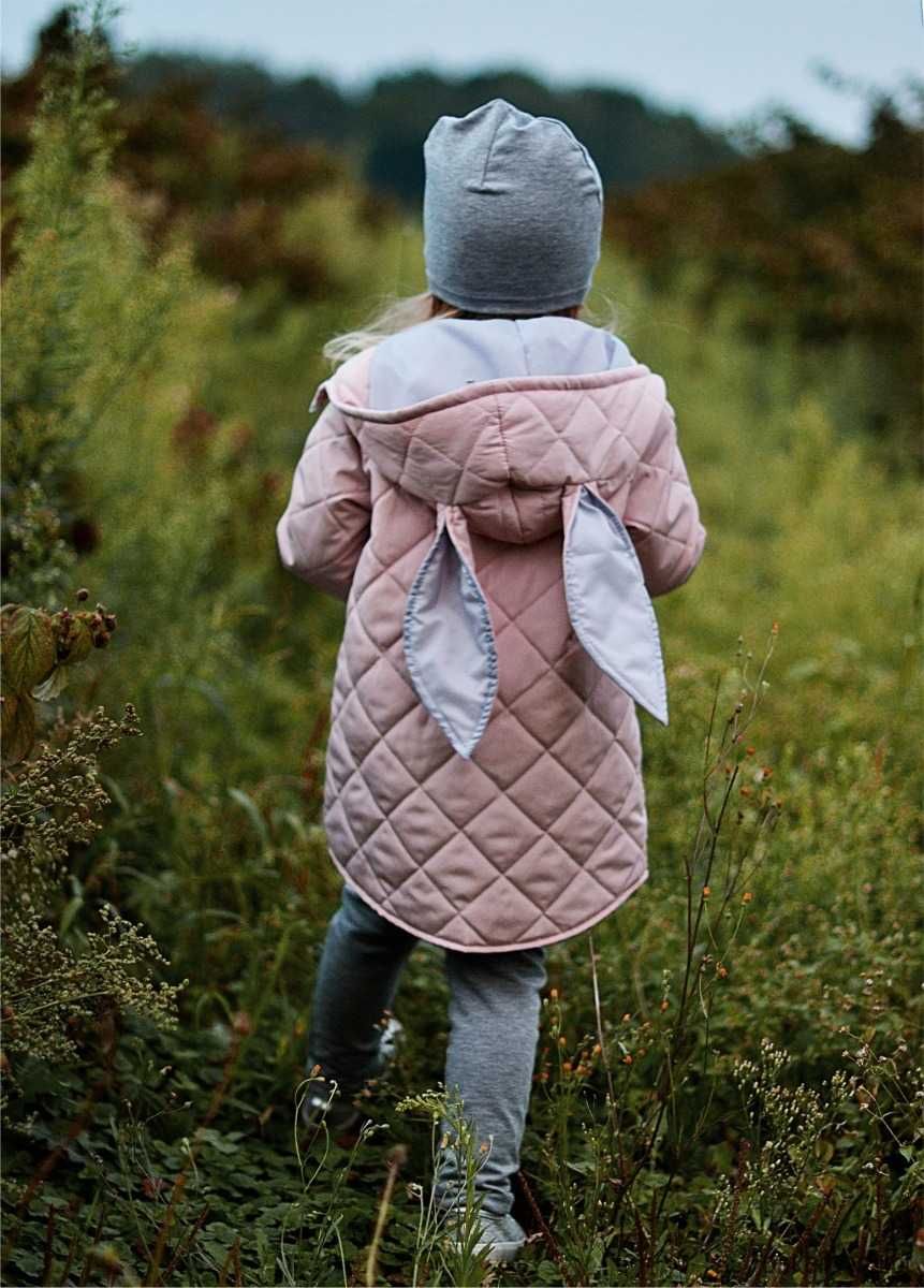 Kurtka Czapka Komin Diverso Design r. 104 cm USZY KRÓLIKA