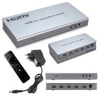 HDMI 4x1 Quad Multi-Viewer 4 obrazy na 1 ekranie SWITCH rozdzielacz