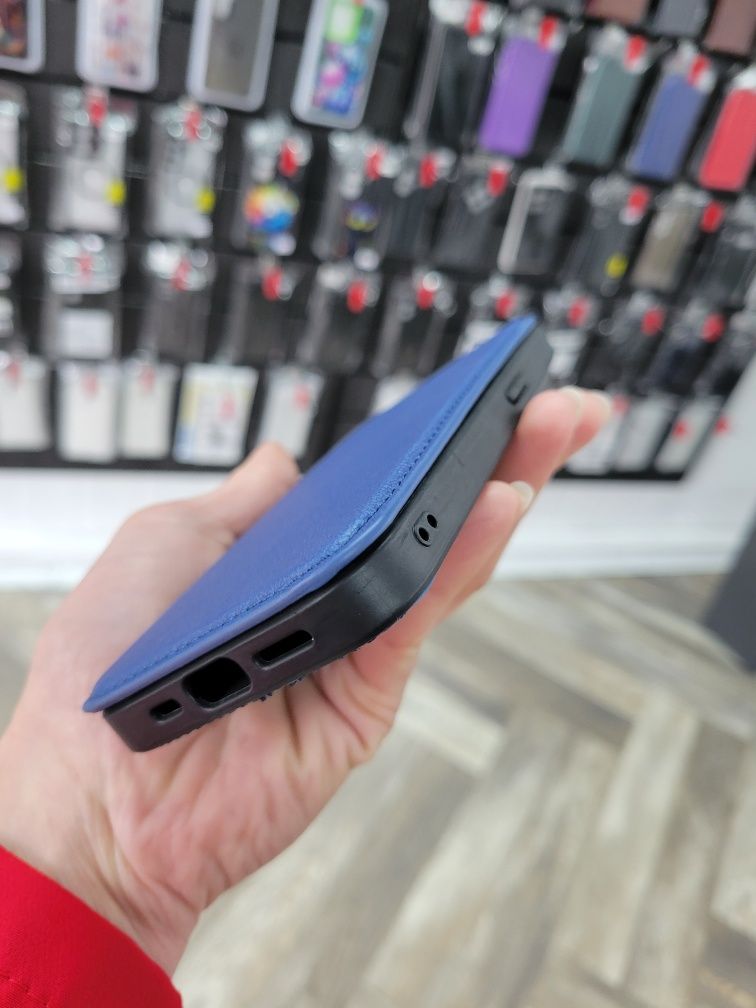 Чохол книжка Magsafe на iPhone 15 / 15 Pro шкіра+стиль+захист