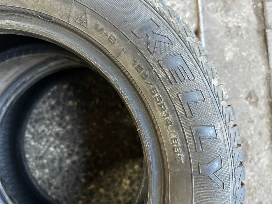 185/65r14 kelly opony zimowe 2 szt 2022r bieznik 7mm jak nowe !