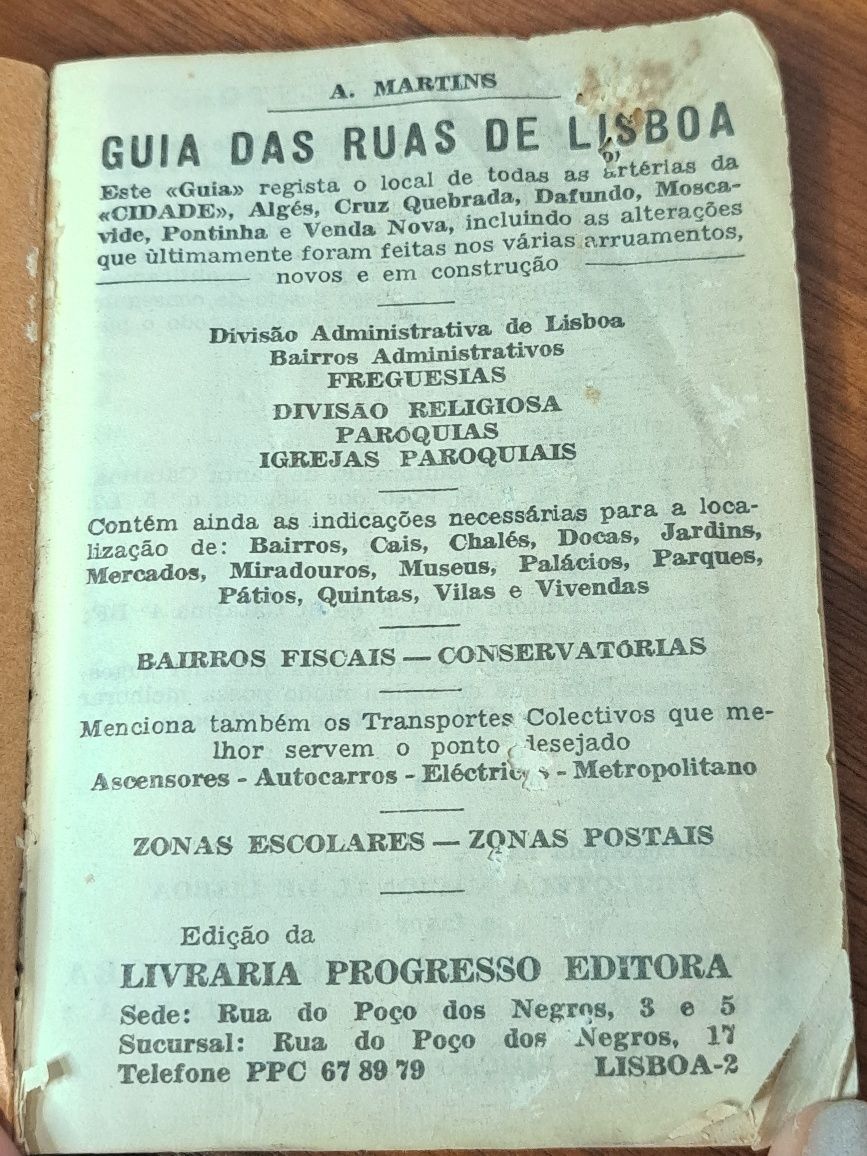 Guia das Ruas de Lisboa